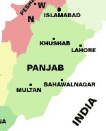 map punjab